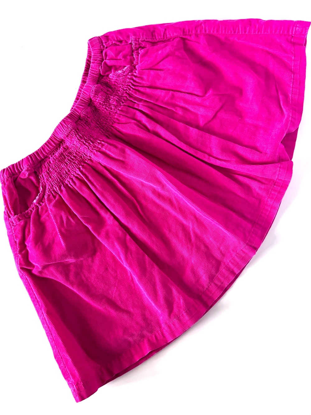 Mini Boden Bright Pink Lined Corduroy Skirt | 4–5Y | Like New
